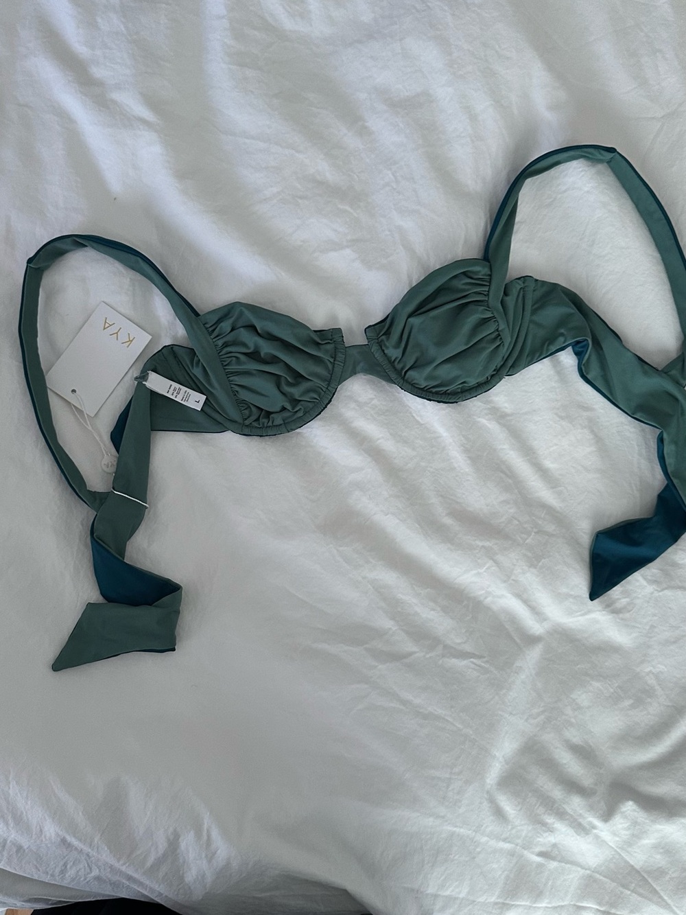 KYA RUE TOP - (AQUA/JADE) - Picture 2 of 3
